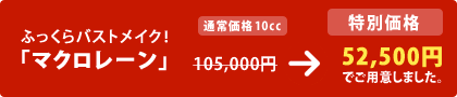 $B$U$C$/$i%P%9%H%a%$%/!*!V%^%/%m%l!<%s!W(B
105,000$B1_(B &rarr; 52,500$B1_(B $B$G$4MQ0U$7$^$7$?!#(B