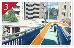 シロノクリニックまでの共通ルート