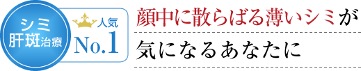 シミ・肝斑治療