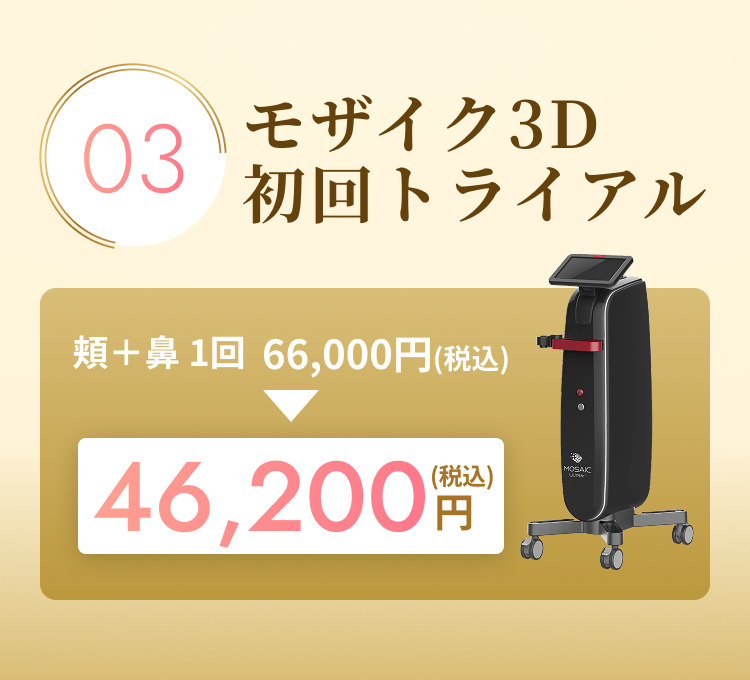 モザイク3D 初回トライアル