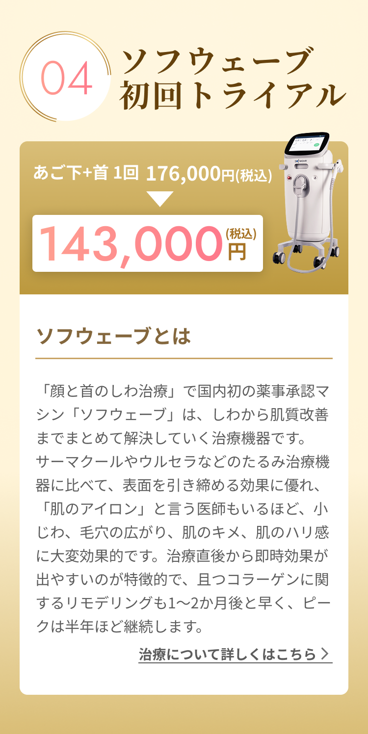 ソフウェーブ 初回トライアル