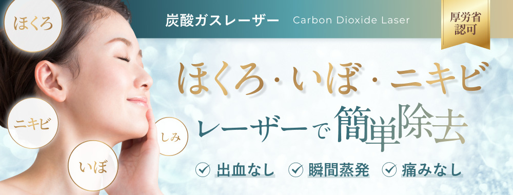 炭酸ガスレーザー ほくろ、いぼなどの盛り上がりに　ほくろ　いぼ　ウオノメ　しみ　にきび