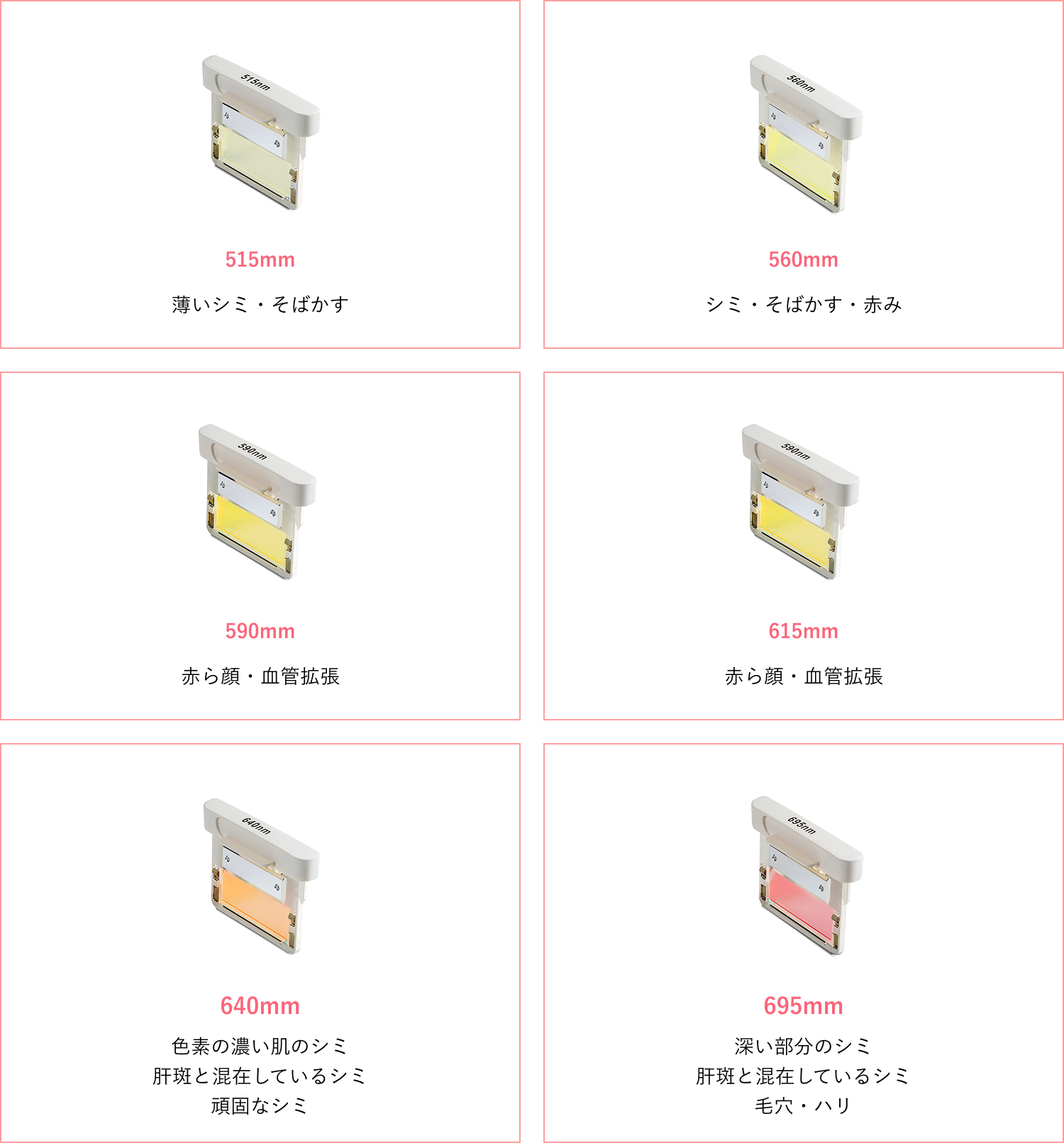 6つのフィルター